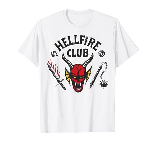 Stranger Things 4 Hellfire Club Logo Maglietta