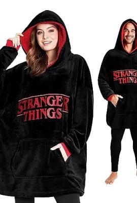 Stranger Things Hoodie Blanket for Men – Oversized Fleece Hoodies for Men and Women
