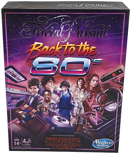 Stranger Things Hasbro Gaming Back to The 80s Trivia Game