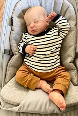 Zero Pam Silicone Reborn Baby Doll – 50 cm (20 inches), Male, Realistic Infant with Visible Veins and Capillaries, Soft-Body