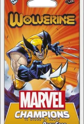 Asmodee - Marvel Champions Card Game: Wolverine - Expansion, Hero Pack, Italian Edition