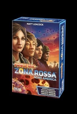 Asmodee - Pandemic: Red Zone – North America – Board Game, 2–4 Players, Ages 8+, Italian Edition