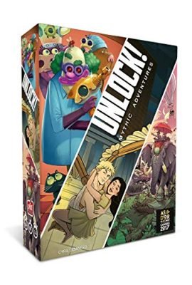 Asmodee - Unlock! Mythic Adventures: An Escape Room Game in a Board Game Format, 1–6 Players, Ages 10+, Italian Edition