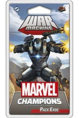 Asmodee, Marvel Champions Card Game: War Machine, Hero Pack, Board Game Expansion, Italian Edition