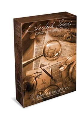 Asmodee, Sherlock Holmes: Investigative Consultant – The Crimes of the Thames and Other Cases, Detective Board Game, 1–8 Players, Ages 14+, Italian Edition