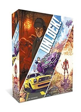 Asmodee Unlock! Legendary Adventures, Board Game with App, Escape Room, 1–6 Players, 10+ Years, Italian Edition