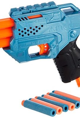 Blaster Nerf Elite 2.0 Trio SD-3, 6 official Nerf darts, 3 dart-launching barrels, tactical guide for customizing features