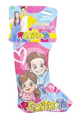 Sock 2023 – Befana Stocking with Surprise featuring the Characters from Me Against You ‘23, Complete with Customized Games, for Kids Ages 3 and Up, C0302000, Giochi Preziosi