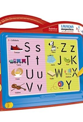 Clementoni - 12037 - Sapientino - Magnetic Erasable Board, Drawing Board, Learning to Write Game - Educational Game for 3-Year-Olds