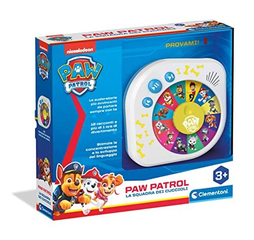 Clementoni - 17750 - Paw Patrol - La Squadra Dei Cuccioli - Racconta Storie Per Bambini, Storyteller, Educativo, Gioco Interattivo 3 Anni, Parlante Italiano