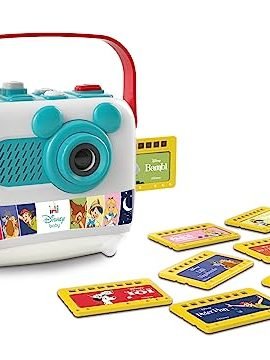 Clementoni - 17819 - Disney Classic Storyteller Projector - Disney Storyteller, Italian Children's Story Projector, Storyteller with Projection, Educational Electronic Talking Toy, for 1-Year-Olds