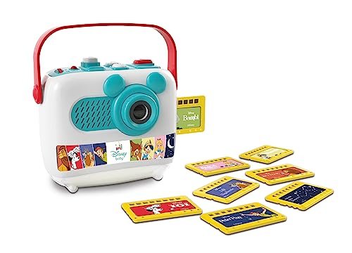 Clementoni - 17819 - Proiettore Raccontastorie Disney Classic - Storyteller Disney, Proiettore Storie Bambini Italiano, Cantastorie Con Proiezione, Educativo Elettronico Parlante, Bambini 1 Anno