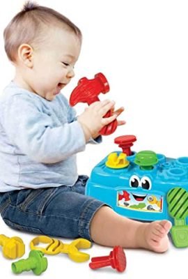 Clementoni - Screw and Unscrew Table Game for Kids, 10 - 3 Years, Multicolored, 17042