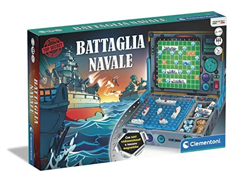 Clementoni - Battleship Board Game, Multicolor, 11133, 2 Players