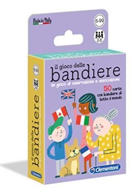 Clementoni - The Flags Game Cards, Multicolored, 16564, 6–99 years