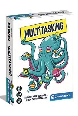 Clementoni - Party Game - Multitasking Table, Deck of Cards, Adult Board Game, 4–8 Players - Made in Italy, Italian Color, 16778