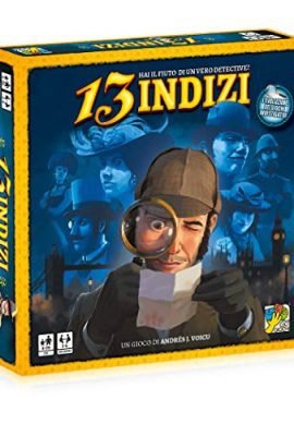DV Giochi - 13 Clues: A Deduction and Investigation Board Game - Italian Edition, Multicolored, DVG9330