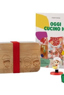 FABA Create Together: Today I’m Cooking! – Kit includes a recipe book with 12 recipes, a Sound Character with 12 stories to listen to, and a Lunch Box – Educational game for children aged 3–5.