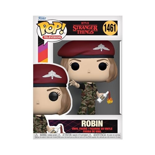 Funko Pop! TV: Stranger Things - Hunter Robin With Cocktail - Figura in Vinile da Collezione - Idea Regalo - Merchandising Ufficiale - Giocattoli per Bambini e Adulti - TV Fans
