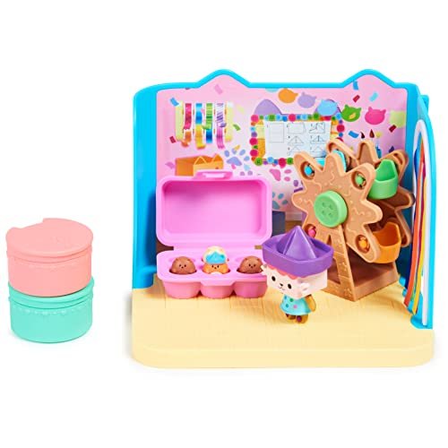 Gabby's Dollhouse DeluxeRoomSetCraftRoom, Multicolore, 6064151