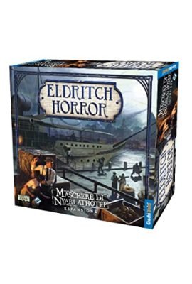 Giochi Uniti - Eldritch Horror: Masks of Nyarlathotep, Expansion for Eldritch Horror, 1–8 Players, 14+ Years, Italian Edition, GU694
