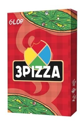 GLOP 3Pizza – Board Games for Kids and Adults – Fun Card Game for the Whole Family – Travel Game for Children Ages 8+ – Perfect for Families and Friends – Ideal Gift