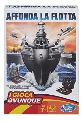 Hasbro Gaming, Sink the Fleet, Card Game, 7+ Years, Travel Edition