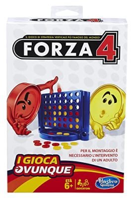 Hasbro Gaming, Forza 4, Card Game, Travel Edition, Ages 6+
