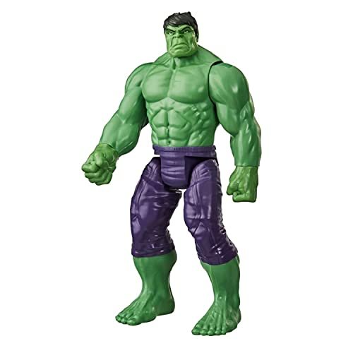 Hasbro Marvel Avengers - Titan Hero Series Blast Gear, Action figure di Hulk (classe Deluxe), di 30 cm, per bambini dai 4 anni in su