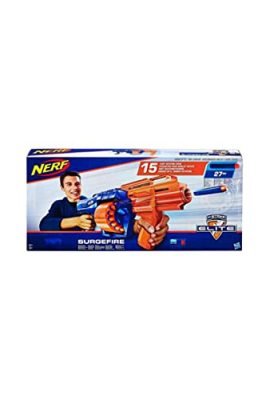 Hasbro Nerf E0011EU4 N-Strike Elite SurgeFire Blaster with 15 Darts, Ages 8+