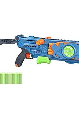 Hasbro Nerf Elite 2.0 - Flipshots Flip-16, blaster with 16 flip-up darts that double the launch power, 16-dart capacity, includes 16 Nerf Elite darts