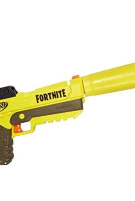 Hasbro Nerf Fortnite SP-L, Official Blaster with 6 Darts, Yellow Color, E6717EU4