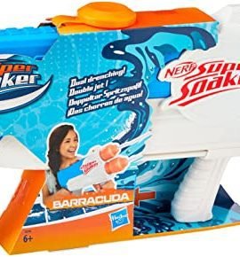Hasbro Nerf Super Soaker - Barracuda, Water Blaster, Toy Water Gun with 1-Liter Water Tank