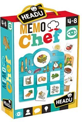 Headu - Memo Chef - Educational Game for Children Aged 4 to 8, Multicolor