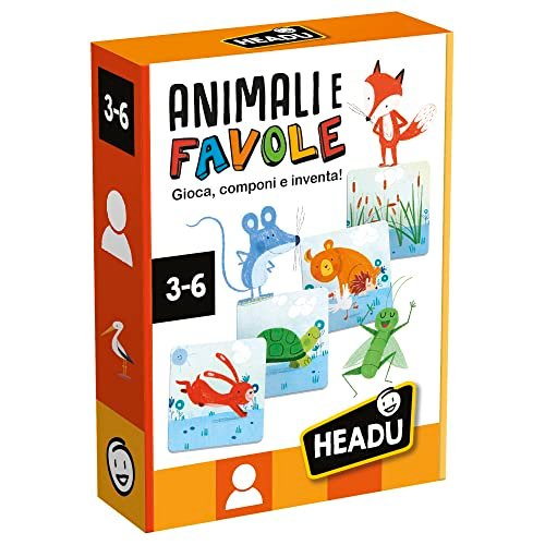 Headu Animali E Favole Gioca Componi E Inventa It55058 Gioco Educativo Per Bambini 3-6 Anni Made In Italy