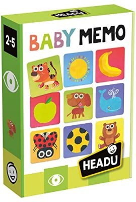 Headu Baby Memo – My First Memory Game, Mu23905, Educational Game for Children Aged 2–4 Years, Made in Italy
