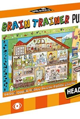 Headu Brain Trainer Puzzle – Observation & Concentration It21154 | Educational Game for Children Aged 4–6 | Made in Italy