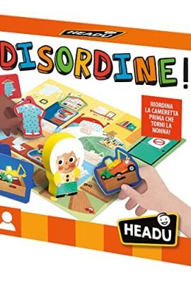 Headu: What a Mess! My First Cooperative Game – IT29389 – Educational Game for Children Aged 3–6, Made in Italy