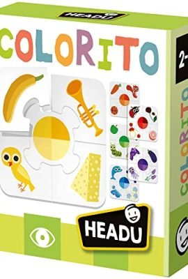 Headu Colorito Montessori – Recognize and Match Colors, Mu54938, Educational Game for Children Aged 2–4 Years, Made in Italy