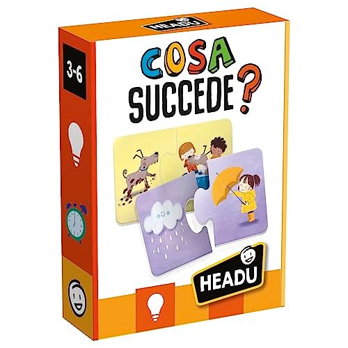 Headu Cosa Succede? Comprendere Le Relazioni It52361 Gioco Educativo Per Bambini 3-6 Anni Made In Italy