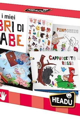 Headu Create My Fairy Tale Books with Hands-On and Narrative Activities – IT29280 | Art & Craft Game for Kids Aged 4–8 Years | Made in Italy