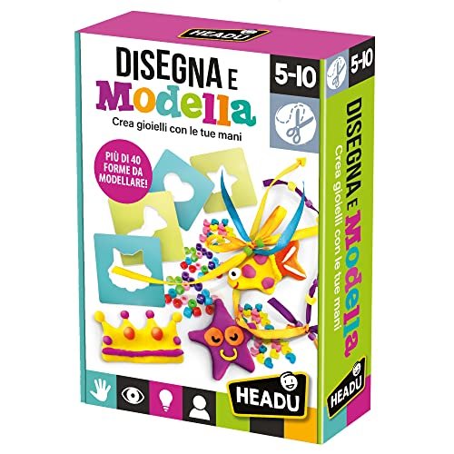 Headu Disegna E Modella Crea Gioielli Con Le Tue Mani It29334 Gioco Art & Craft Per Bambini 5-10 Anni Made In Italy