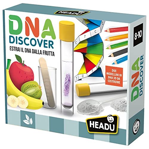 Headu Dna Discover Estrai Il Dna Dalla Frutta It53771 Gioco Scientifico Per Bambini 8-12 Anni Made In Italy