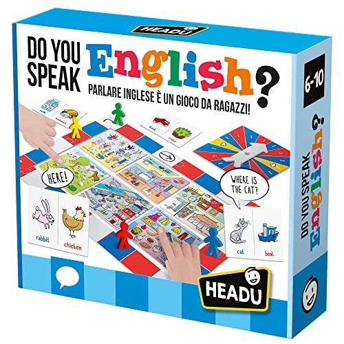 Headu Do You Speak English Parlare Inglese È Un Gioco It53689 Gioco Educativo Per Bambini 6-10 Anni Made In Italy
