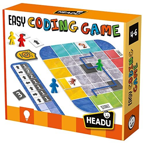 Headu Easy Coding Game Gioca E Programma Sin Da Piccolo Mu25411 Gioco Educativo Per Bambini 4-6 Anni Made In Italy