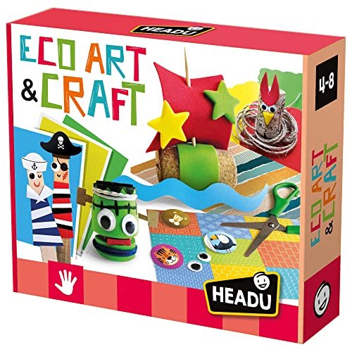 Headu Eco Art & Craft Manualità Fine E Fantasia Mu27873 Gioco Art & Craft Per Bambini 4-8 Anni Made In Italy