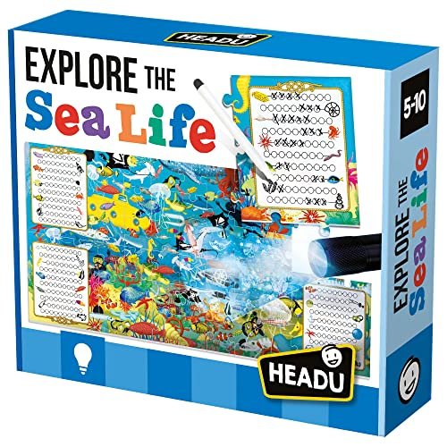 Headu Explore The Sea Life Stimolare Il Pensiero Scientifico Sin Da Piccoli It22311 Gioco Educativo Per Bambini 5-10 Anni Made In Italy