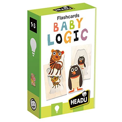 Headu Flashcards Baby Logic Montessori A Ciascuna Mamma Il Suo Cucciolo Mu23813 Gioco Educativo Per Bambini 1-3 Anni Made In Italy