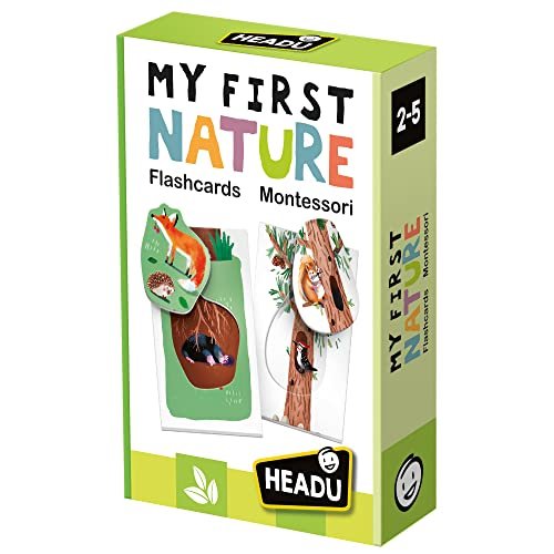 Headu Flashcards My First Nature Montessori Le Mie Prime Scoperte Mu27842 Gioco Educativo Per Bambini 2-4 Anni Made In Italy