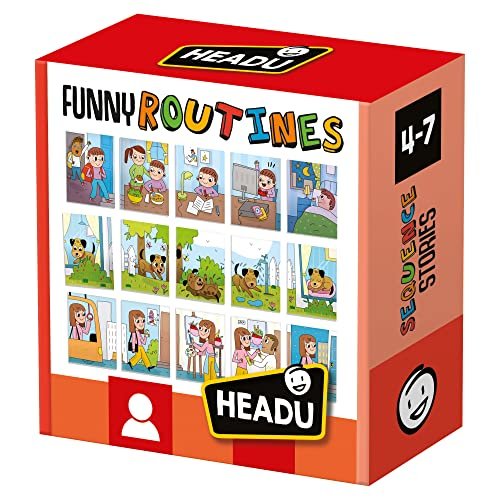 Headu Funny Routines Gioca E Scopri Cosa Fanno Mu51319 Gioco Educativo Per Bambini 4-6 Anni Made In Italy